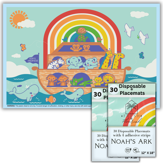 Noah's Ark Disposable Placemats